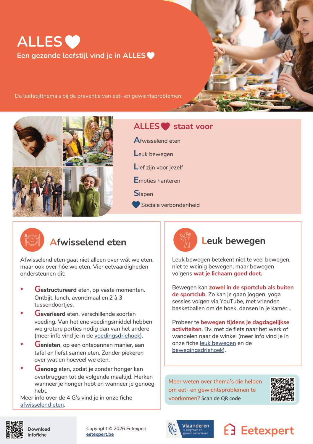 voeding vormt een belangrijk onderdeel van een gezonde levensstijl